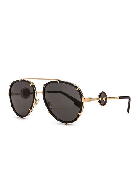 versace sonnenbrille pilot|Vintage Icon Pilot Sunglasses Black .